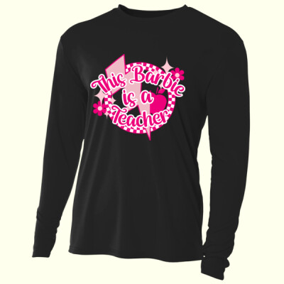 This Barbie Is a Teacher 99-261 - Adult Cooling Performance Long Sleeve Tee Thumbnail