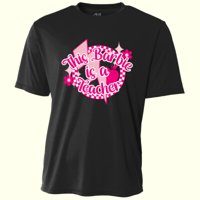 This Barbie Is a Teacher 99-261 - Adult Cooling Performance Short Sleeve Tee Thumbnail