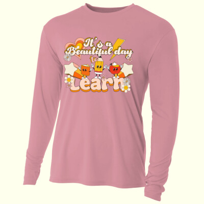 It's a Beautiful Day to Learn 99-263 - Adult Cooling Performance Long Sleeve Tee Thumbnail