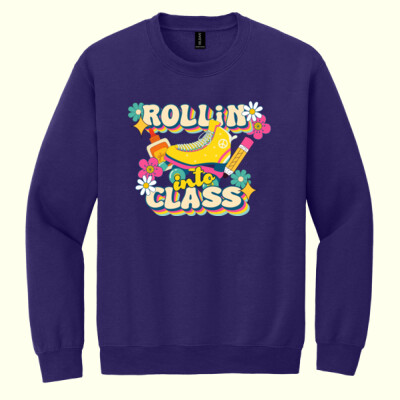 Rollin' Into Class 99-264 - Heavy Blend Crewneck Sweatshirt Thumbnail