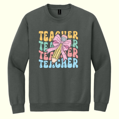 Teacher, Teacher, Teacher 99-268 - Heavy Blend Crewneck Sweatshirt Thumbnail