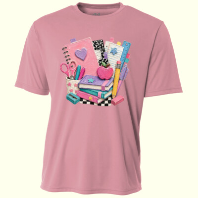 Faux paint teacher supplies 99-279 - Adult Cooling Performance Short Sleeve Tee Thumbnail