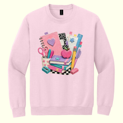 Faux paint teacher supplies 99-279 - Heavy Blend Crewneck Sweatshirt Thumbnail