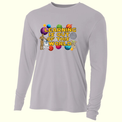 Learning Is Out of This World 99-281 - Adult Cooling Performance Long Sleeve Tee Thumbnail