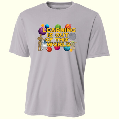 Learning Is Out of This World 99-281 - Adult Cooling Performance Short Sleeve Tee Thumbnail