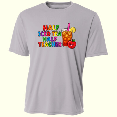 Half Iced Tea, Half Teacher 99-282 - Adult Cooling Performance Short Sleeve Tee Thumbnail