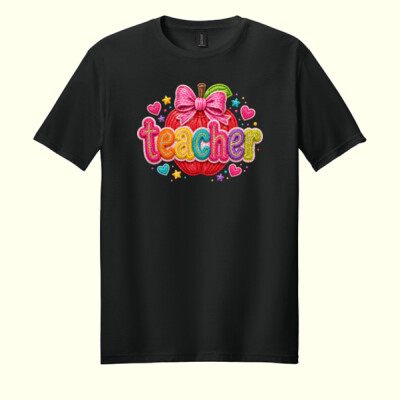 Faux yarn teacher apple 99-283 - Adult Softstyle ® T Shirt Thumbnail