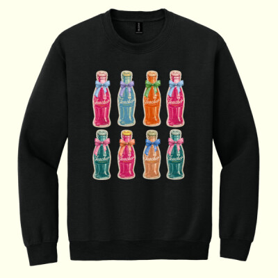 Retro teacher soda bottle  99-286 - Heavy Blend Crewneck Sweatshirt Thumbnail