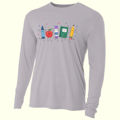 Teacher Supplies 99-292 - Adult Cooling Performance Long Sleeve Tee Thumbnail