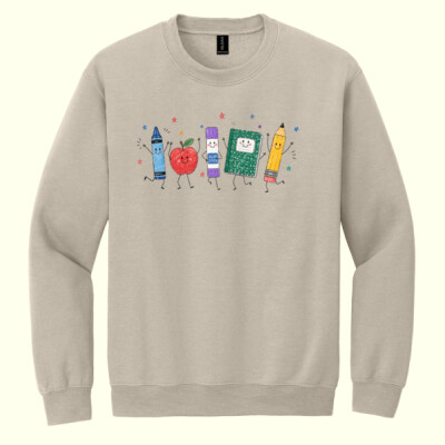 Teacher Supplies 99-292 - Heavy Blend Crewneck Sweatshirt Thumbnail