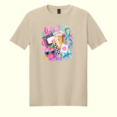 Teacher Coffee 99-295 - Adult Softstyle ® T Shirt Thumbnail