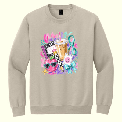 Teacher Coffee 99-295 - Heavy Blend Crewneck Sweatshirt Thumbnail