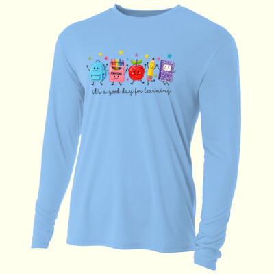 Good day for learning faux paint supplies 99-296 - Adult Cooling Performance Long Sleeve Tee Thumbnail