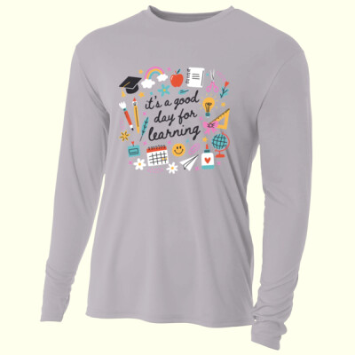 It's a Good Day for Learning 99-298 - Adult Cooling Performance Long Sleeve Tee Thumbnail