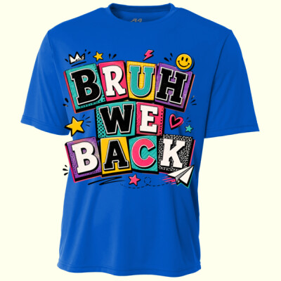 Bruh We Back 81-002 - Youth Cooling Performance Short Sleeve Tee Thumbnail