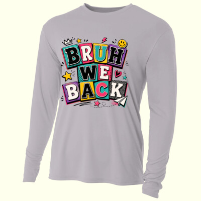 Bruh We Back 81-002 - Adult Cooling Performance Long Sleeve Tee Thumbnail