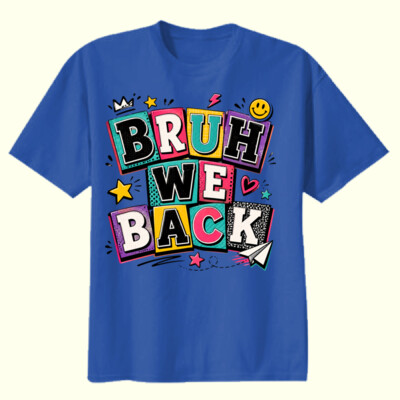 Bruh We Back 81-002 - Youth Heavy Cotton 100% Cotton T Shirt Thumbnail