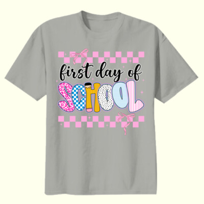 First Day of School Coquette 81-003 - Youth Heavy Cotton 100% Cotton T Shirt Thumbnail