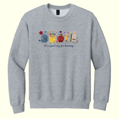 It's a Good Day for Learning 99-303 - Heavy Blend Crewneck Sweatshirt Thumbnail