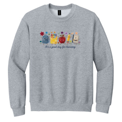 It's a Good Day for Learning 99-303 - Heavy Blend Crewneck Sweatshirt Thumbnail