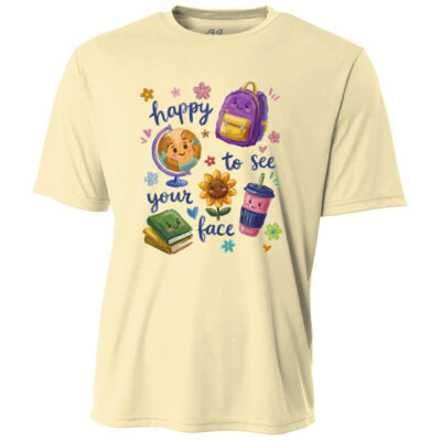 Happy to See Your Face 99-304 - Adult Cooling Performance Short Sleeve Tee Thumbnail