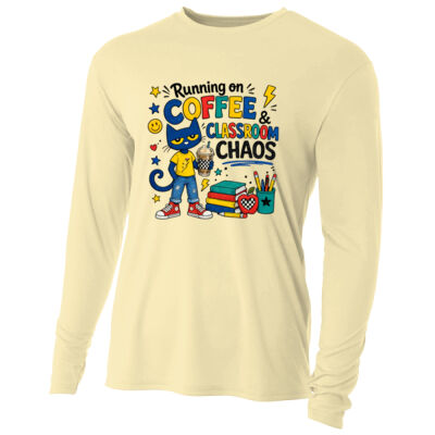 Coffee, Classroom, Chaos 99-305 - Adult Cooling Performance Long Sleeve Tee Thumbnail