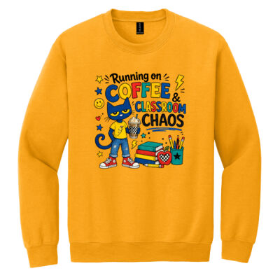 Coffee, Classroom, Chaos 99-305 - Heavy Blend Crewneck Sweatshirt Thumbnail
