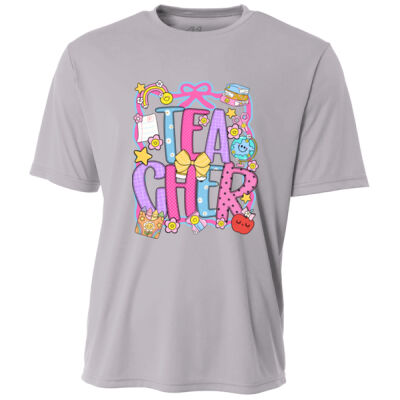 Teacher Coquette Preppy 99-306 - Adult Cooling Performance Short Sleeve Tee Thumbnail