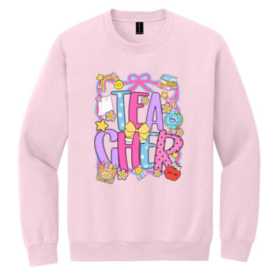 Teacher Coquette Preppy 99-306 - Heavy Blend Crewneck Sweatshirt Thumbnail