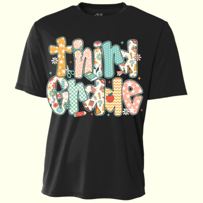Third Grade Preppy Flowers 89-074 - Youth Cooling Performance Short Sleeve Tee Thumbnail
