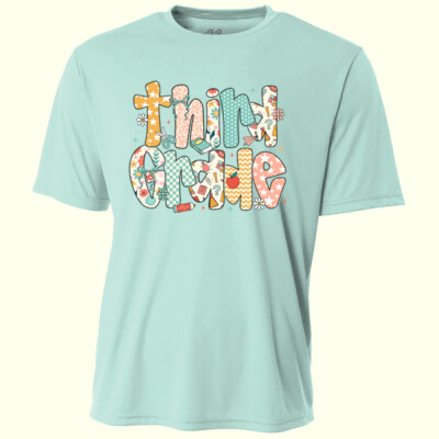 Third Grade Preppy Flowers 89-074 - Adult Cooling Performance Short Sleeve Tee Thumbnail
