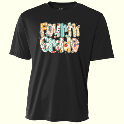 Fourth Grade Preppy Floral 89-075 - Adult Cooling Performance Short Sleeve Tee Thumbnail