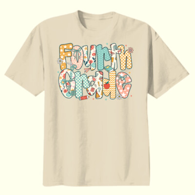 Fourth Grade Preppy Floral 89-075 - Youth Heavy Cotton 100% Cotton T Shirt Thumbnail