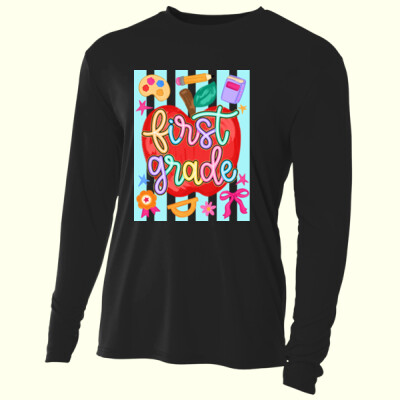 First Grade Apple 89-077 - Adult Cooling Performance Long Sleeve Tee Thumbnail