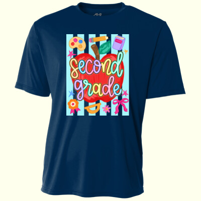 Second Grade Apple 89-078 - Adult Cooling Performance Short Sleeve Tee Thumbnail