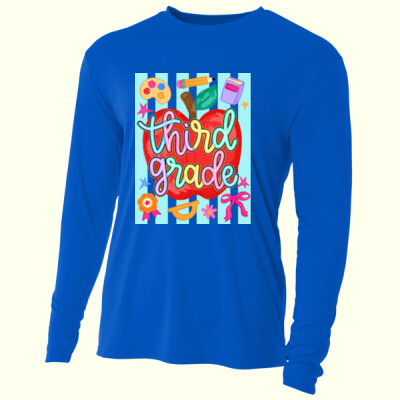 Third Grade Apple 89-079 - Adult Cooling Performance Long Sleeve Tee Thumbnail