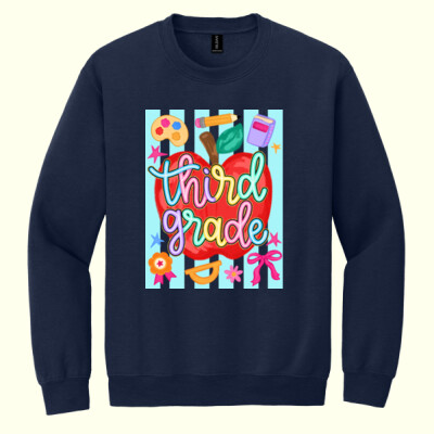 Third Grade Apple 89-079 - Heavy Blend Crewneck Sweatshirt Thumbnail