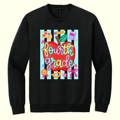 Fourth Grade Apple 89-080 - Heavy Blend Crewneck Sweatshirt Thumbnail