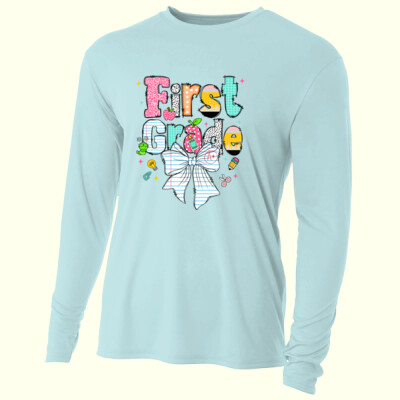 First Grade Paper Bow 89-081 - Adult Cooling Performance Long Sleeve Tee Thumbnail
