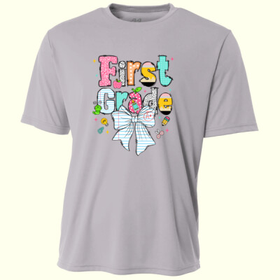 First Grade Paper Bow 89-081 - Adult Cooling Performance Short Sleeve Tee Thumbnail