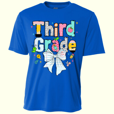 Third Grade Paper Bow 89-083 - Youth Cooling Performance Short Sleeve Tee Thumbnail