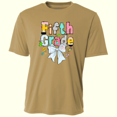 Fifth Grade Paper Bow 89-085 - Adult Cooling Performance Short Sleeve Tee Thumbnail