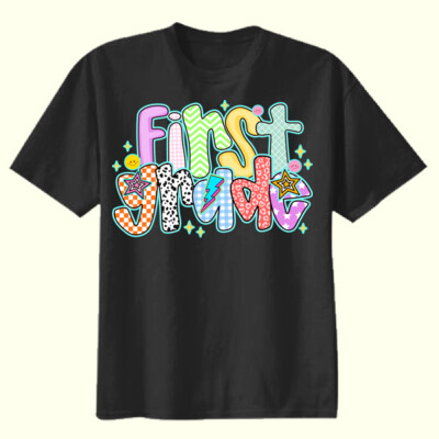 First Grade Colorful 89-086 - Youth Heavy Cotton 100% Cotton T Shirt Thumbnail