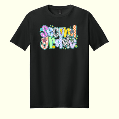 Second Grade Colorful 89-087 - Adult Softstyle ® T Shirt Thumbnail