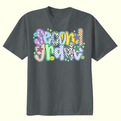 Second Grade Colorful 89-087 - Youth Heavy Cotton 100% Cotton T Shirt Thumbnail