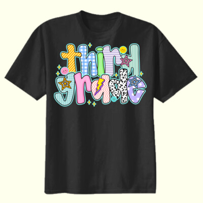 Third Grade Colorful 89-088 - Youth Heavy Cotton 100% Cotton T Shirt Thumbnail