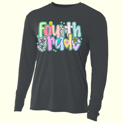 Fourth Grade Colorful 89-089 - Adult Cooling Performance Long Sleeve Tee Thumbnail