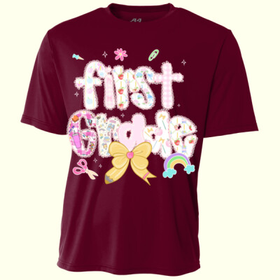 First Grade Preppy Pastels 89-091 - Youth Cooling Performance Short Sleeve Tee Thumbnail