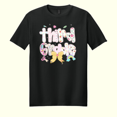 Third Grade Pastels 89-093 - Adult Softstyle ® T Shirt Thumbnail