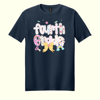 Fourth Grade Pastels 89-094 - Adult Softstyle ® T Shirt Thumbnail